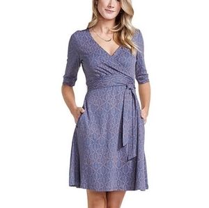 Toad&Co Cue Wrap Cafe Dress Organic Cotton Dress
